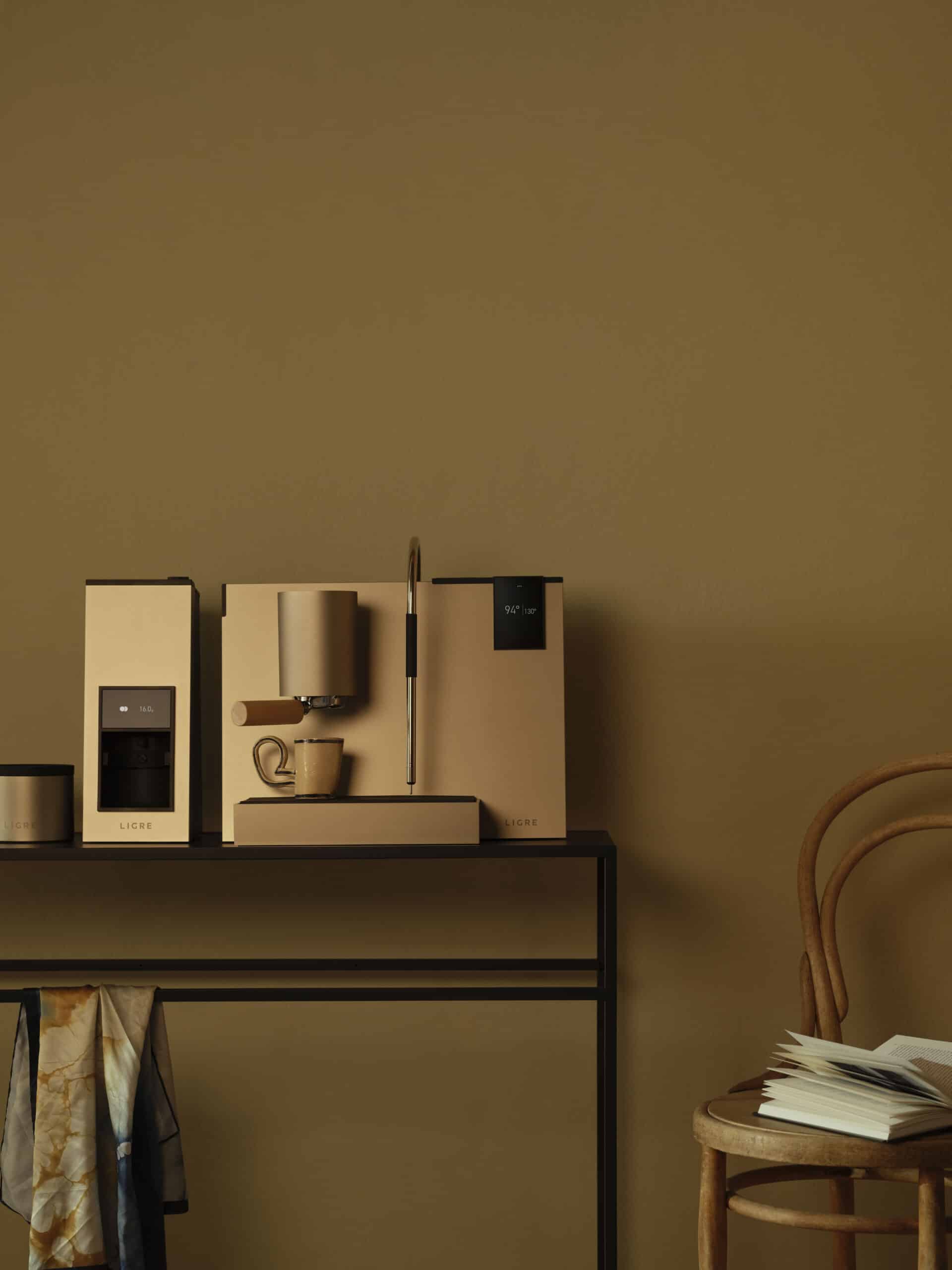 LIGRE Erlebnis auf den Munich Design Days mit innovativer Espressomaschine im Fokus.